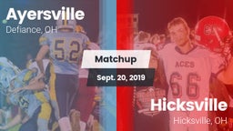 Matchup: Ayersville vs. Hicksville  2019