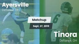 Matchup: Ayersville vs. Tinora  2019