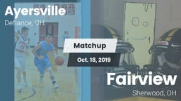 Matchup: Ayersville vs. Fairview  2019