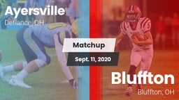 Matchup: Ayersville vs. Bluffton  2020