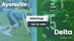 Matchup: Ayersville vs. Delta  2020