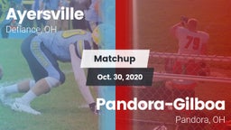 Matchup: Ayersville vs. Pandora-Gilboa  2020
