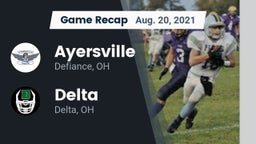 Recap: Ayersville  vs. Delta  2021