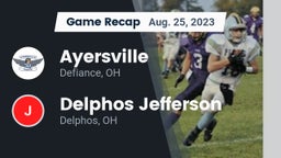 Recap: Ayersville  vs. Delphos Jefferson  2023