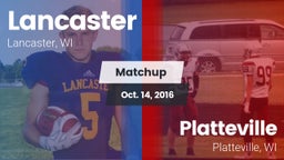 Matchup: Lancaster vs. Platteville  2016