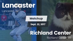 Matchup: Lancaster vs. Richland Center  2017