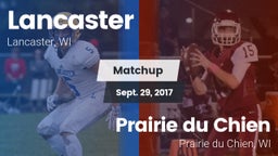 Matchup: Lancaster vs. Prairie du Chien  2017