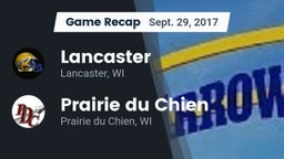 Recap: Lancaster  vs. Prairie du Chien  2017
