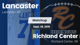 Matchup: Lancaster vs. Richland Center  2018