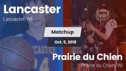 Matchup: Lancaster vs. Prairie du Chien  2018