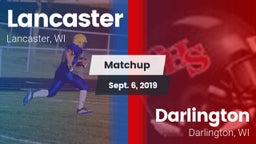Matchup: Lancaster vs. Darlington  2019