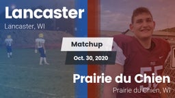 Matchup: Lancaster vs. Prairie du Chien  2020