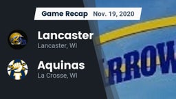 Recap: Lancaster  vs. Aquinas  2020