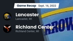 Recap: Lancaster  vs. Richland Center  2022