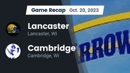 Recap: Lancaster  vs. Cambridge  2023