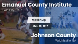 Matchup: Emanuel County Insti vs. Johnson County  2017