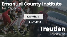 Matchup: Emanuel County Insti vs. Treutlen  2019