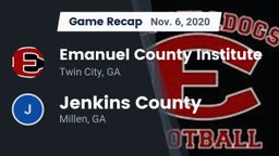 Recap: Emanuel County Institute  vs. Jenkins County  2020