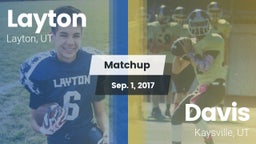 Matchup: Layton vs. Davis  2017