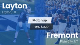 Matchup: Layton vs. Fremont  2017