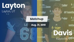 Matchup: Layton vs. Davis  2018