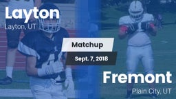 Matchup: Layton vs. Fremont  2018