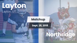 Matchup: Layton vs. Northridge  2018