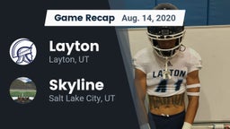 Recap: Layton  vs. Skyline  2020