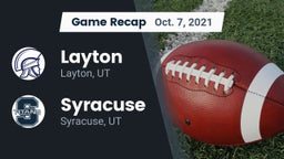 Recap: Layton  vs. Syracuse  2021