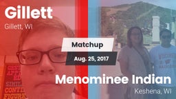 Matchup: Gillett vs. Menominee Indian  2017
