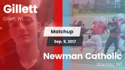 Matchup: Gillett vs. Newman Catholic  2017