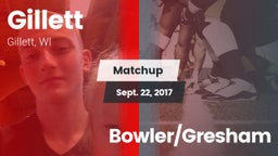 Matchup: Gillett vs. Bowler/Gresham 2017