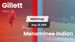 Matchup: Gillett vs. Menominee Indian  2018