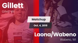 Matchup: Gillett vs. Laona/Wabeno 2019