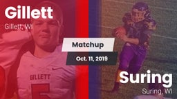 Matchup: Gillett vs. Suring  2019