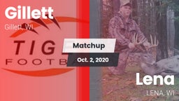 Matchup: Gillett vs. Lena   2020