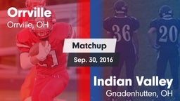 Matchup: Orrville vs. Indian Valley  2016