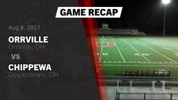 Recap: Orrville  vs. Chippewa  2017