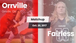 Matchup: Orrville vs. Fairless  2017