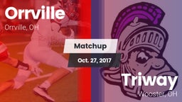 Matchup: Orrville vs. Triway  2017