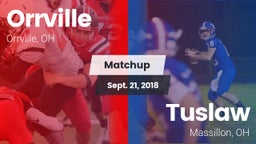 Matchup: Orrville vs. Tuslaw  2018