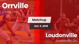 Matchup: Orrville vs. Loudonville  2018