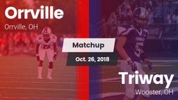 Matchup: Orrville vs. Triway  2018