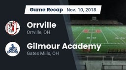 Recap: Orrville  vs. Gilmour Academy  2018