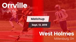Matchup: Orrville vs. West Holmes  2019