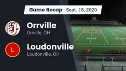 Recap: Orrville  vs. Loudonville  2020