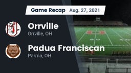 Recap: Orrville  vs. Padua Franciscan  2021