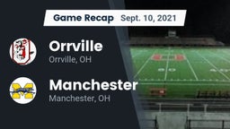 Recap: Orrville  vs. Manchester  2021