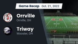 Recap: Orrville  vs. Triway  2022
