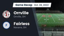 Recap: Orrville  vs. Fairless  2022
